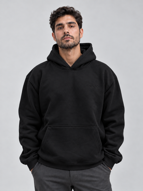 Black oversized Hoodie