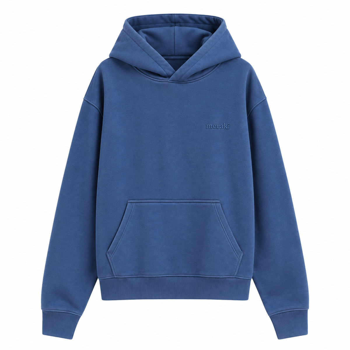 Navy-blue oversized Hoodie