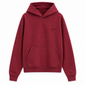 Burgundy oversized Hoodie